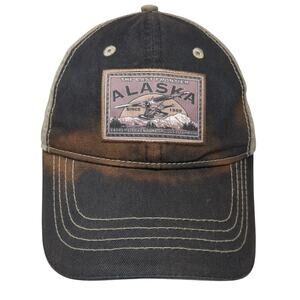 Alaska Shirt Company Strapback Baseball Cap Multi One Size Adjustable 6 Panel